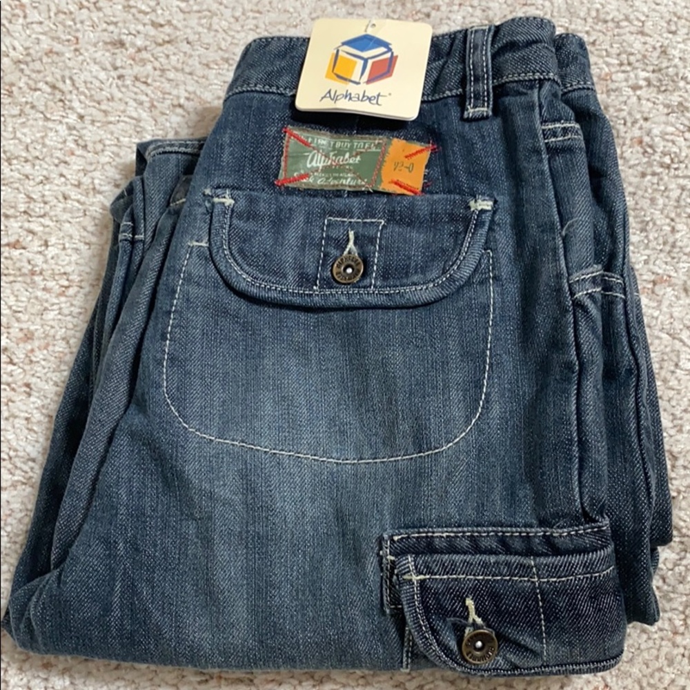 Boys Alphabet size 12 jeans NWT